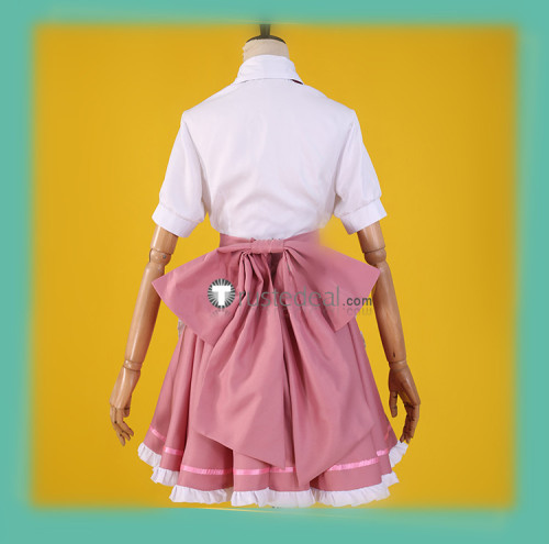 Chobits Chii White Pink Maid Cosplay Costume