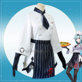 Genshin Impact Amber Eula Pizza Hut Cosplay Costumes