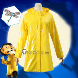 Coraline Wybie Lovat Black Yellow Coat Halloween Cosplay Costumes