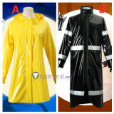Coraline Wybie Lovat Black Yellow Coat Halloween Cosplay Costumes
