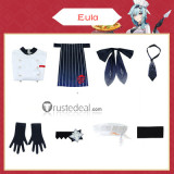 Genshin Impact Amber Eula Pizza Hut Cosplay Costumes