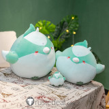 Genshin Impact Hilichurl Xiao Tartaglia Duck Bird Ganyu Cosplay Green Plush Dolls Keychain Accessories