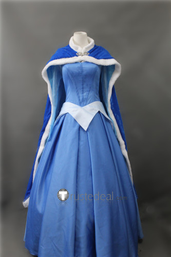Sleeping Beauty Disney Princess Aurora Pink Blue Cosplay Costumes
