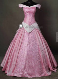 Sleeping Beauty Disney Princess Aurora Pink Halloween Cosplay Costumes