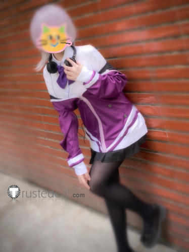 SSSS.Gridman Akane Shinjo Purple Black Cosplay Costume