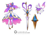 League of Legends LOL New Skin Star Guardian Gwen Cosplay Costume