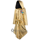PUBG PlayerUnknown's Battlegrounds Trench Coat Gold Hooded Jacket Cosplay Costumes