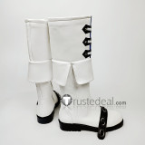 Final Fantasy XIV Alphinaud Leveilleur White Cosplay Shoes Boots
