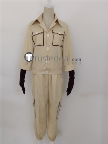 FullMetal Alchemist Winry Rockbell Working Cosplay Costume 2