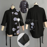 Vtuber Kanae Nijisanji Flover Black Shirt Daily Cosplay Costume