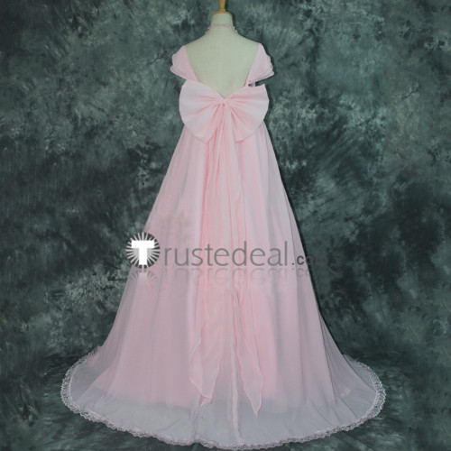 Sailor Moon Chibimoon Chibi Usa Illustration Formal Pink Dress Halloween Cosplay Costume