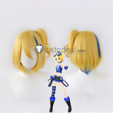 Vocaloid Project Diva X Burning Stone Kagamine Rin Len Blue Cosplay Costume