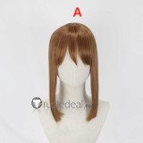 Pokemon Trainer May Haruka Whitney Pink Brown Styled Cosplay Wig