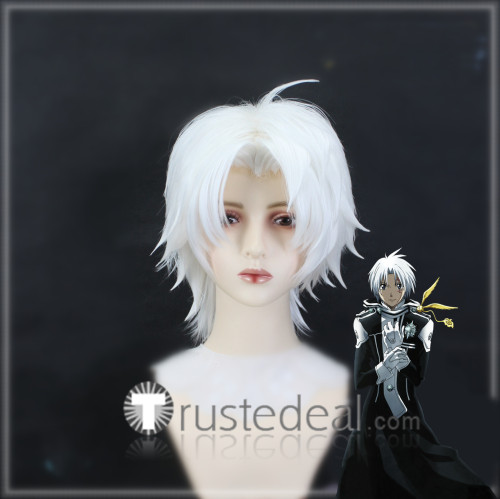 D.Gray Man Allen Walker Silver White Styled Cosplay Wigs 2