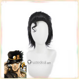 Jojo's Bizarre Adventure Yoshikage Kira Jotaro Kujo Black Silver Styled Cosplay Wig