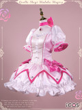 iCOS Puella Magi Madoka Magica Kaname Madoka Pink Cosplay Costume