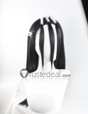 Bleach 6 Division Kuchiki Byakuya Styled Black Cosplay Wig