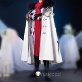 Genshin Impact Fatui Harbingers Pierro Columbina Pulcinella Pantalone Il Dottore Sandrone Arlecchino Il Capitano Tartaglia Childe Winter Overcoat Cape Cosplay Costume