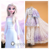 Frozen2 Princess Elsa Genderbend Prince Male Cosplay Costume