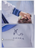 Genshin Impact HeyTea Collaboration Kamisato Ayaka Ayato School Academy Uniform Cosplay Costumes