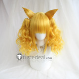 Pretty Cure PreCure Amanogawa Kirara Nagomi Yui Cure Precious Cure Sparkle Cure Peace Ellee-chan Cure Majesty Yellow Orange Ponytails Cosplay Wig
