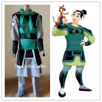 Kingdom Hearts 2 Mulan Cosplay Costume