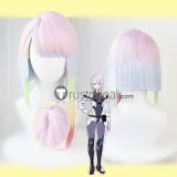 Cyberpunk Edgerunners Lucyna Kushinada Lucy Rebecca David Martinez Blue Pink White Cosplay Wigs