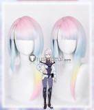 Cyberpunk Edgerunners Lucyna Kushinada Lucy Rebecca David Martinez Blue Pink White Cosplay Wigs