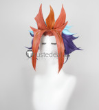 Yugioh VRAINS Soulburner Yuzu Hiragi Yuya Sakaki Green Pink Styled Cosplay Wig