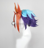 Yugioh VRAINS Soulburner Yuzu Hiragi Yuya Sakaki Green Pink Styled Cosplay Wig