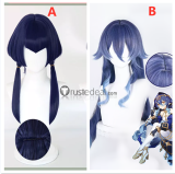 Genshin Impact Sumeru Candace Layla Cyno Silver White Blue Cosplay Wigs