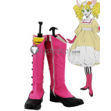 Black Butler Kuroshitsuji Elizabeth Midford Pink Brown Cosplay Boots Shoes