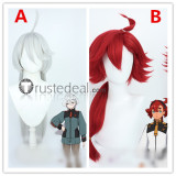 Mobile Suit Gundam The Witch from Mercury Suletta Mercury Miorine Rembran Silver Grey Red Cosplay Wigs