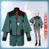 Mobile Suit Gundam The Witch from Mercury Suletta Mercury Miorine Rembran White Green Uniform Cosplay Costumes