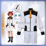 Mobile Suit Gundam The Witch from Mercury Suletta Mercury Miorine Rembran White Green Uniform Cosplay Costumes