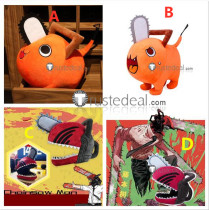 Chainsaw Man Denji Pochita Helmet Plushie Doll Cosplay Props