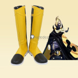 One Piece Vinsmoke Reiju Niji Sanji Yellow Pink Cosplay Shoes Boots