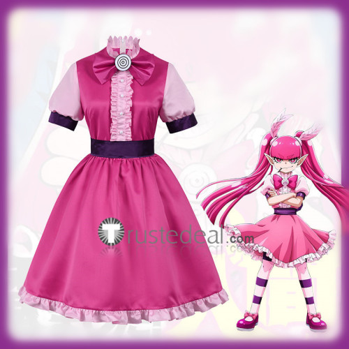 Mairimashita Iruma kun Barbatos Bachiko Pink Cosplay Costume