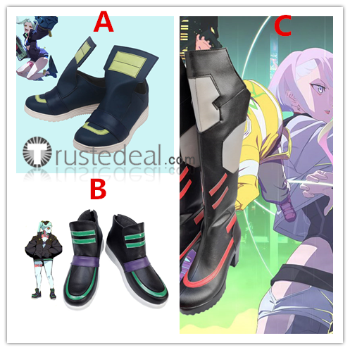 Cyberpunk Edgerunners Lucyna Kushinada Lucy Rebecca Cosplay Shoes Boots