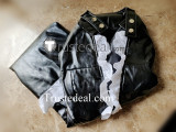 One Piece Nico Robin Black Pleather Cosplay Costume