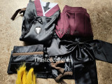 Vocaloid Project Diva Raspberry Fox Kagamine Rin Indigo Fox Kagamine Len Black Cosplay Costumes