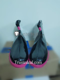 Vocaloid Sakura Mikuo Pink Black Cosplay Shoes Boots