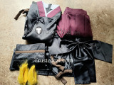 Vocaloid Project Diva Raspberry Fox Kagamine Rin Indigo Fox Kagamine Len Black Cosplay Costumes