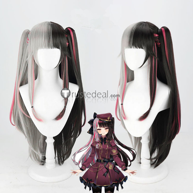 ロングストレート Vtuber wig コスプレウィッグ バーチャルYouTuber VTuber 沙花叉クロヱ ロングヘア