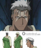 FullMetal Alchemist Scar Silver Grey Styled Cosplay Wig