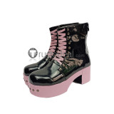 Vtuber Virtual Youtubers Sukoya Kana Maria Marionette Takane Lui Fulgur Ovid Red Pink Black Cosplay Shoes Boots