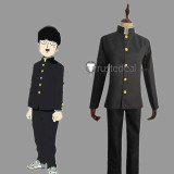 Mob Psycho 100 Arataka Reigen Mob Black Grey Cosplay Costumes