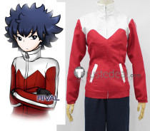 Pokemon BW2 Black and White Version 2 Rival Hugh Red Cosplay Costume