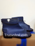 Naruto Sasuke Ninja Black Blue Cosplay Shoes Boots