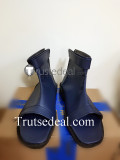 Naruto Sasuke Ninja Black Blue Cosplay Shoes Boots